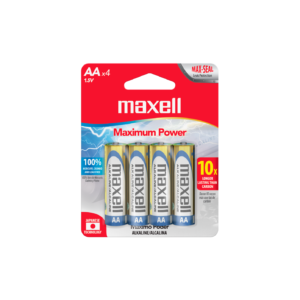 BATERIA MAXELL ALCALINA AA BL-4 48UDS