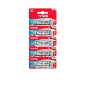 BATERIA MAXELL AA TIRA DE 5 100UDS