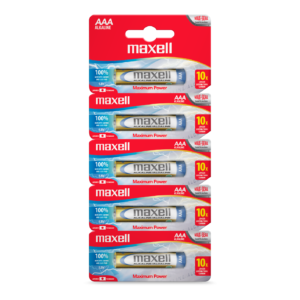 BATERÍA MAXELL AAA TIRA DE 5 100UDS