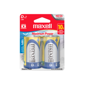 BATERÍA MAXELL ALCALINA TIPO D BL-2  12UDS