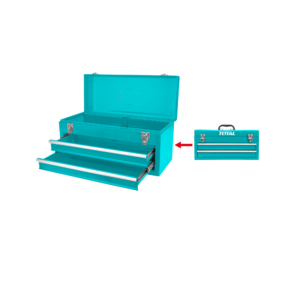 CAJA HERRAMIENTAS METAL TOTAL 2 GAVETAS 20"