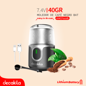 DECAKILA MOLEDOR DE CAFÉ BATERÍA