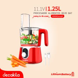DECAKILA PROCESADOR ALIMENTOS BATERÍA