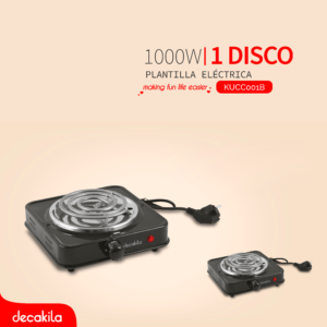 DECAKILA PLANTÍLLA ELÉCTRICA 1 DISCO 1000W