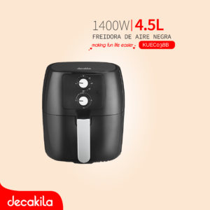 DECAKILA FREIDORA DE AIRE NEGRA