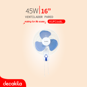 DECAKILA VENTILADOR PARED 16" 45W
