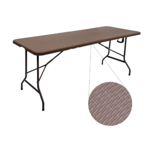 MESA PLEGABLE PLÁSTICA CAFÉ