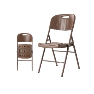SILLA PLEGABLE PLÁSTICA CAFÉ
