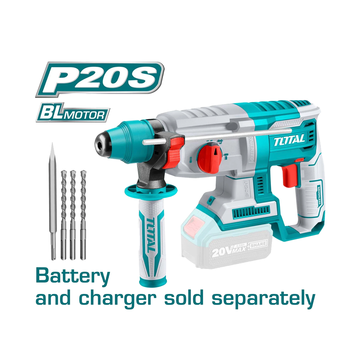 HE/ROTOMARTILLO TOTAL 20V S/BAT