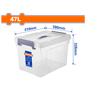 CAJA PLÁSTICA MULTIUSO WADFOW 51X39X32.6CM