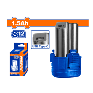 BATERÍA LITIO USB TIPO C WADFOW 12V 1.5AH