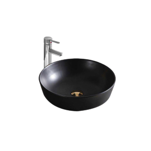 LOZA LAVATORIO GRACIELA BOWL REDONDO NEGRO