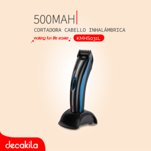DECAKILA CORTADORA CABELLO INHALÁMBRICA 500MAH
