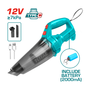 HE/ASPIRADORA TOTAL AUTO C/BAT TIPO C RECARGABLE