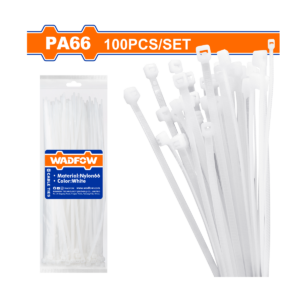 AMARRA PLÁSTICA BLANCA WADFOW 06" 2.5X150X100PCS