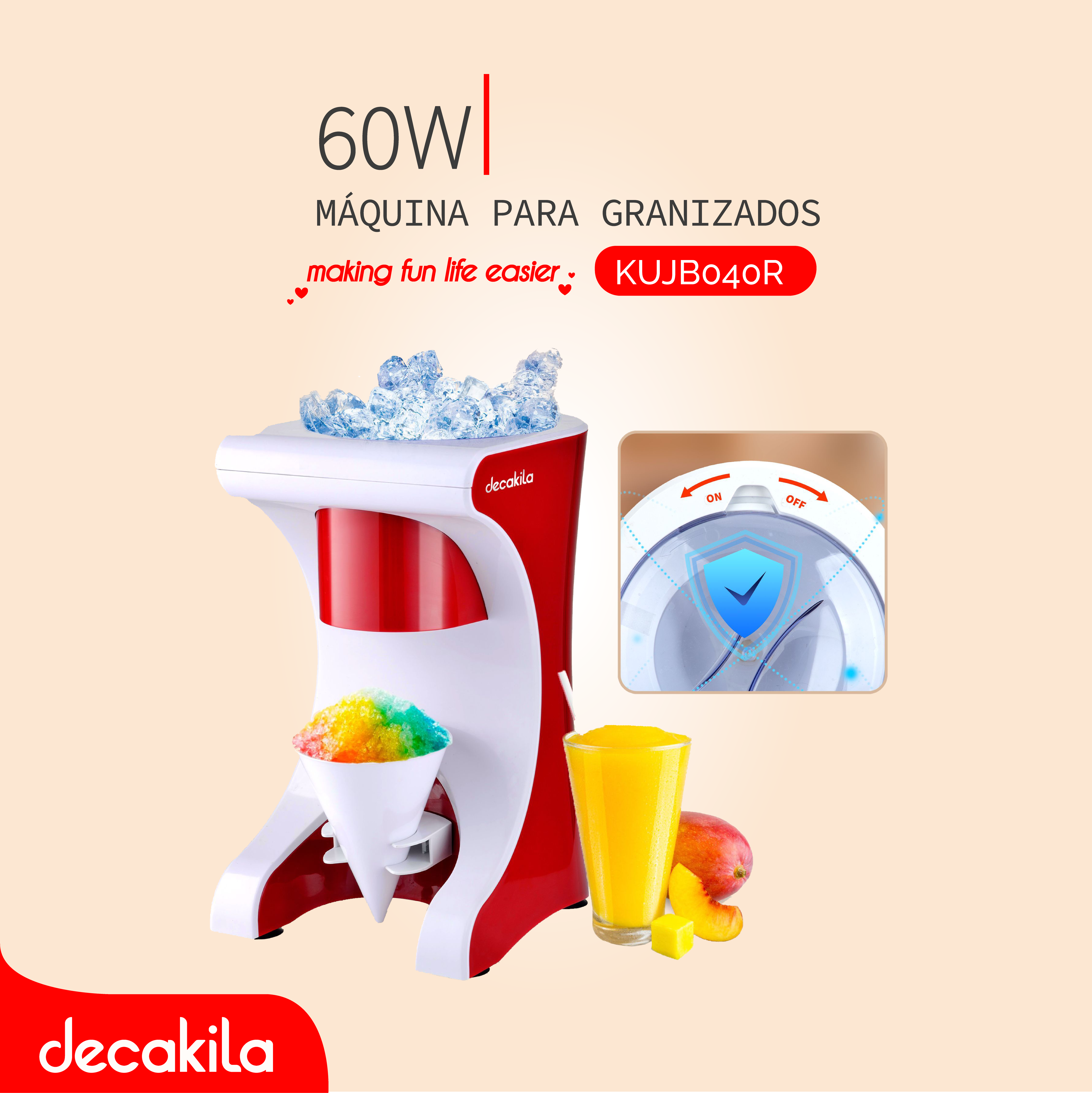 DECAKILA MÁQUINA PARA GRANIZADOS