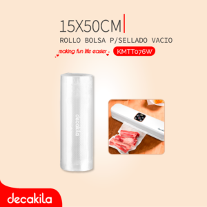 DECAKILA ROLLO BOLSA P/SELLADO VACIO 15X50CM