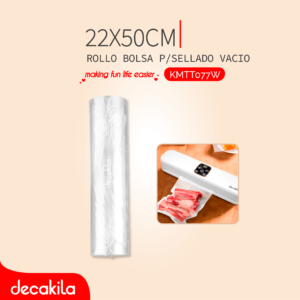 DECAKILA ROLLO BOLSA P/SELLADO VACIO 22X50CM