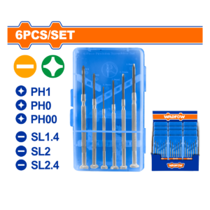 JUEGO DESATORNILLADOR RELOJERO WADFOW 6PCS