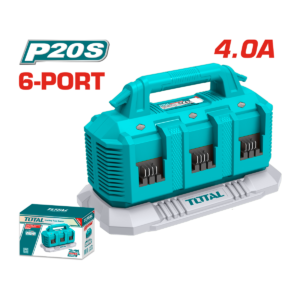 CARGADOR BATERÍA LITIO TOTAL 6-PORT 4.0A