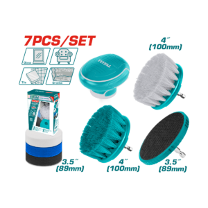 SET CEPILLOS MULTIUSOS TOTAL P/TALADRO 7PCS