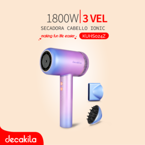 DECAKILA SECADORA CABELLO 1800W 3VEL IONIC