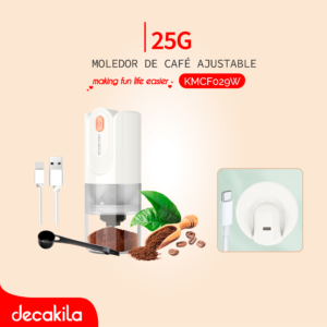 DECAKILA MOLEDOR DE CAFÉ 25G AJUSTABLE
