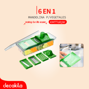 DECAKILA MANDOLINA P/VEGETALES 6 EN 1