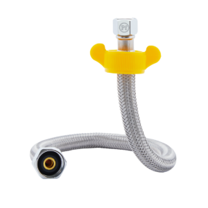 TUBO ABASTO ACERO FLEX PFISTER 1/2X3/8X40CM