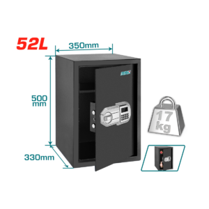 CAJA FUERTE TOTAL DIGITAL 50X35X33CM
