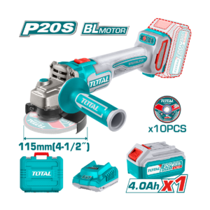 HE/ESMERILADORA ANGULAR TOTAL 4 1/2 20V 900W