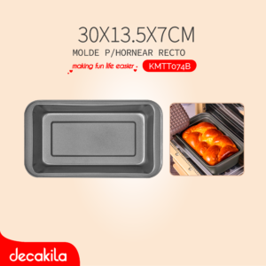 DECAKILA MOLDE P/HORNEAR RECTO 30X13.5X7CM