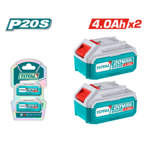 SET BATERÍA LITIO TOTAL 20V 4.0A 2PCS