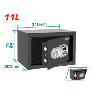 CAJA FUERTE TOTAL DIGITAL 20X31X20CM