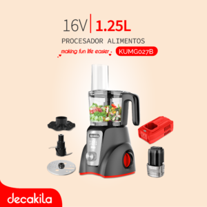 DECAKILA PROCESADOR ALIMENTOS 16V 1.25L