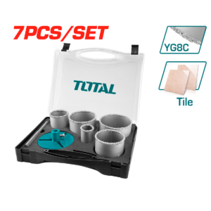 JUEGO BROCA SIERRA CARBURO TOTAL 7PCS