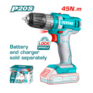 HE/TALADRO TOTAL 20V 3/8" 45NM S/BAT