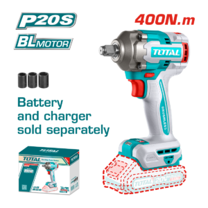 HE/PISTOLA IMPACTO TOTAL 1/2" 20V 400 NM