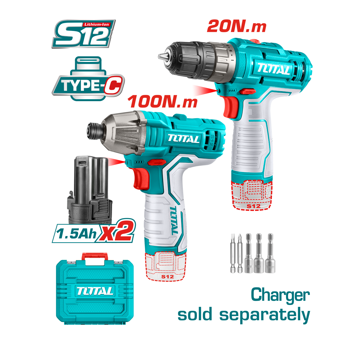 HE/COMBO TALADRO TOTAL 12V