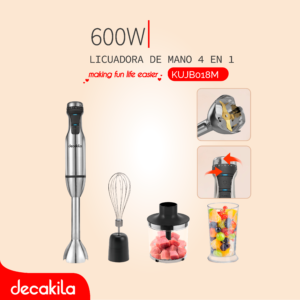 DECAKILA LICUADORA DE MANO 4 EN 1 600W