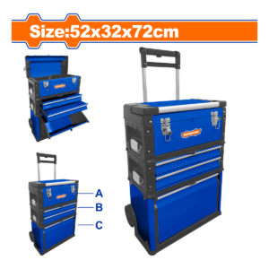 CAJA METAL P/HERRAMIENTAS WADFOW 52X32X72CM
