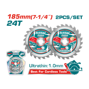 SIERRA CIRCULAR TOTAL CALZADA 7 1/4X24T 2PCS