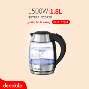 DECAKILA TETERA VIDRIO 1.8L 1500W