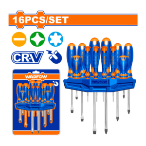 JUEGO DESATORNILLADOR WADFOW 16 PCS