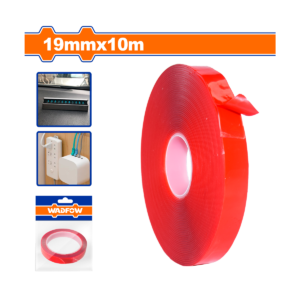 CINTA ADHESIVA DOBLE CARA WADFOW 3/4"X10M