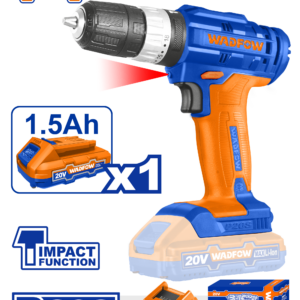 HE/TALADRO BATERÍA WADFOW 20V 3/8" IMPACT 1 BAT