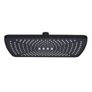 ASPERSIÓN GRACIELA RECTANGULAR 8X12" NEGRO MATE D-8203B