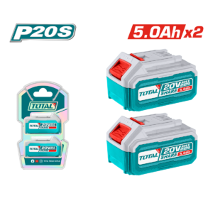 SET BATERÍA LITIO TOTAL 20V 2X5.0AH