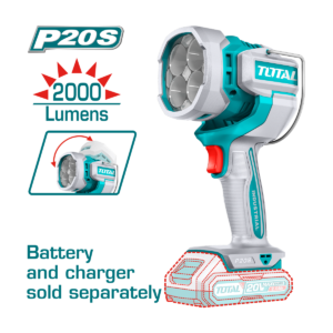HE/LINTERNA TOTAL 20V 2000LUM S/BAT