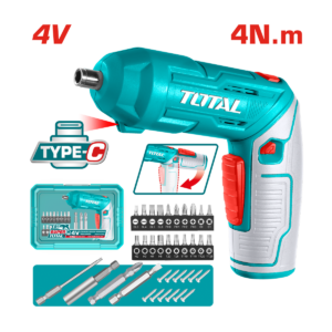 HE/DESATORNILLADOR TOTAL 4V 1/4" 25PCS